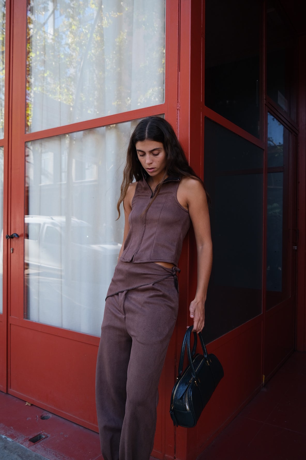 Velvet Brown Top