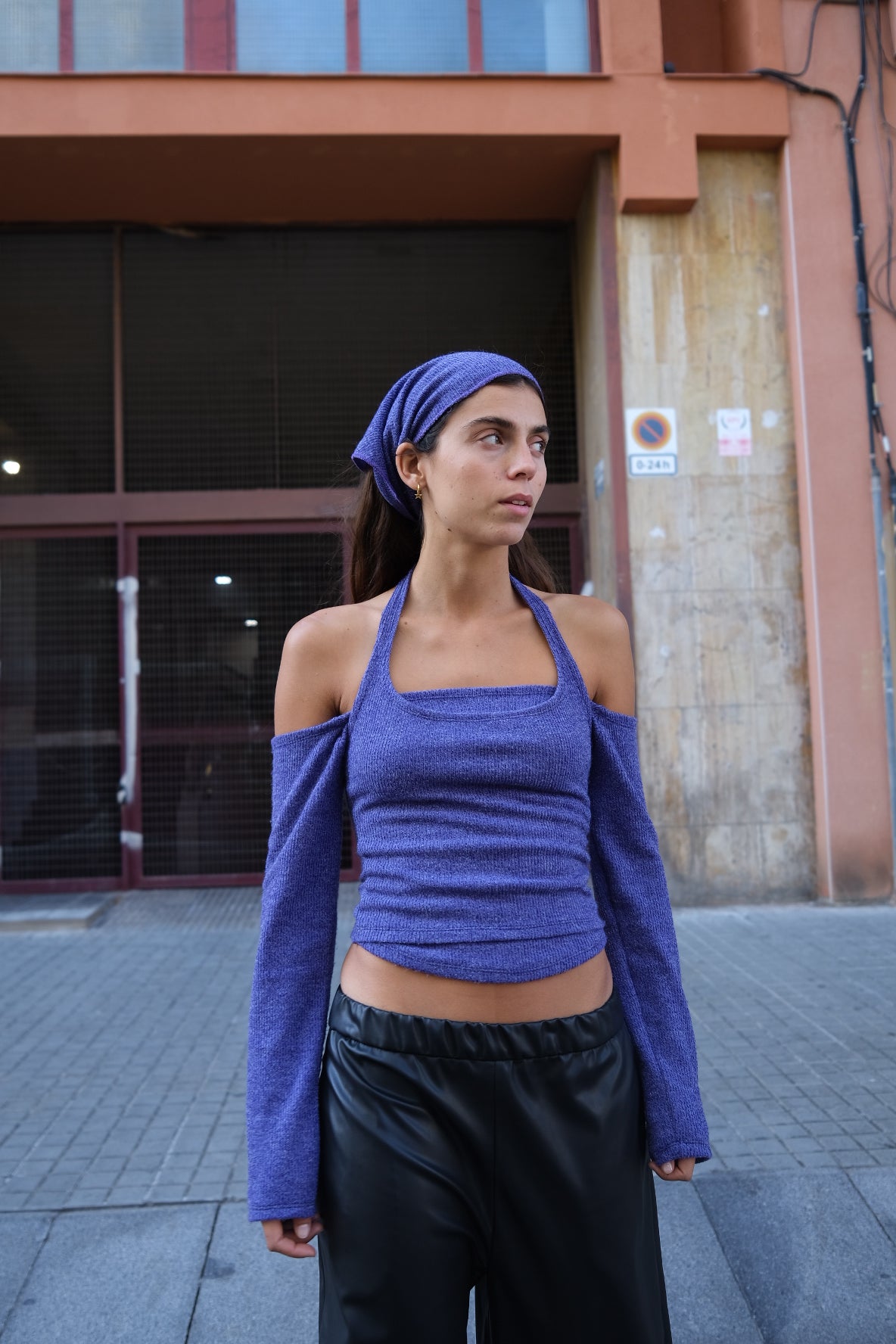 Purple bandana