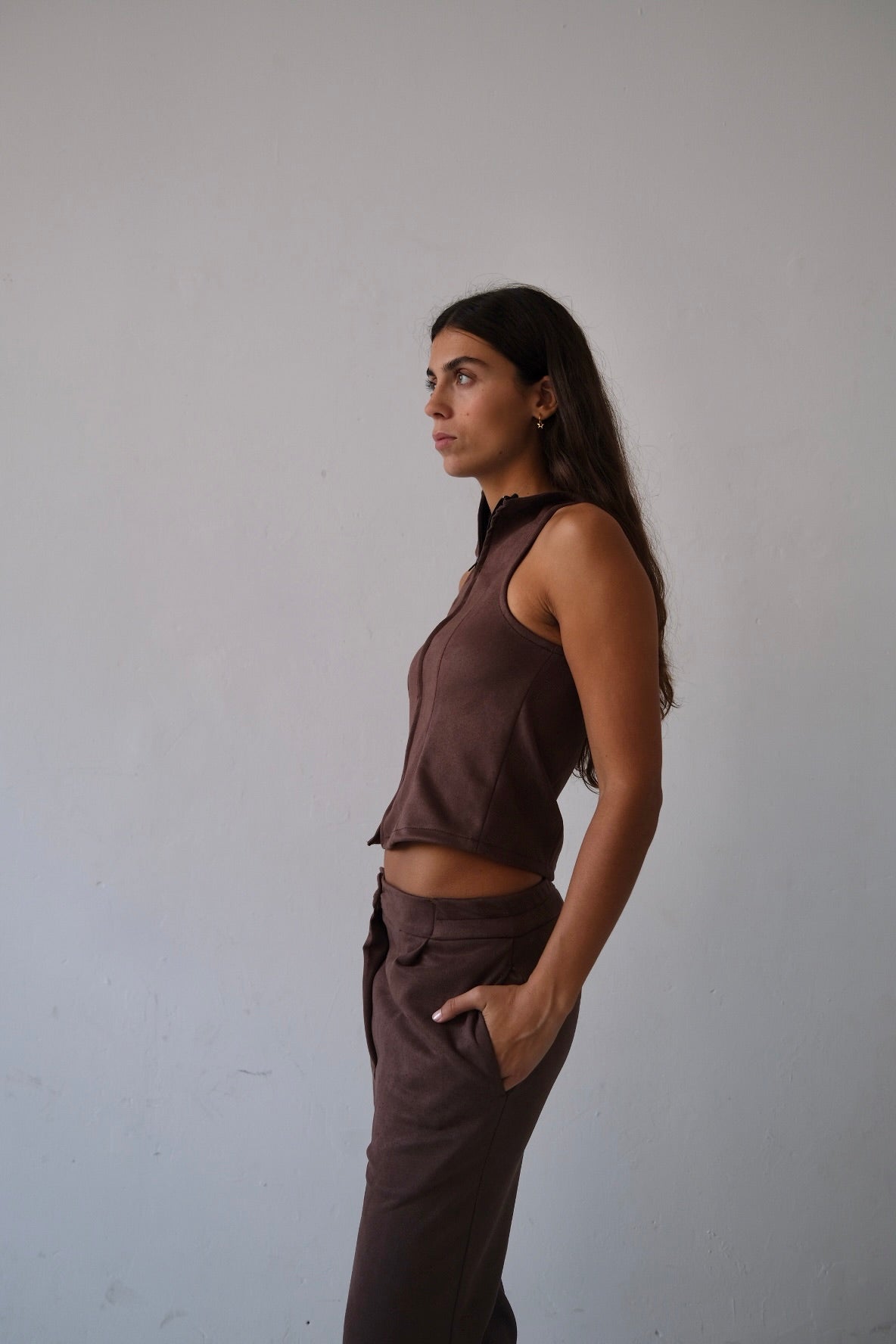 Velvet Brown Pants