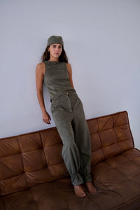 Velvet Green Pants