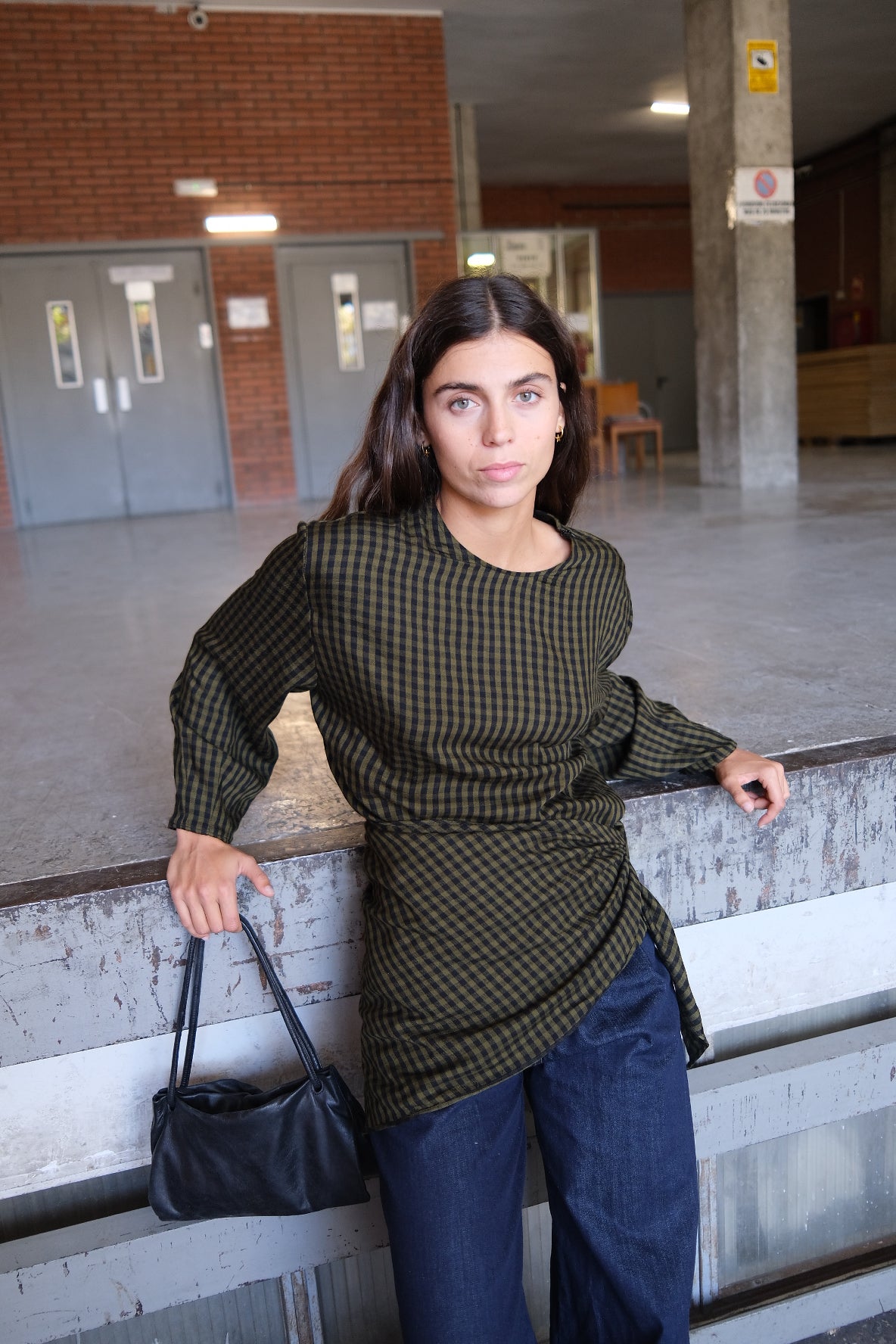 Check blouse