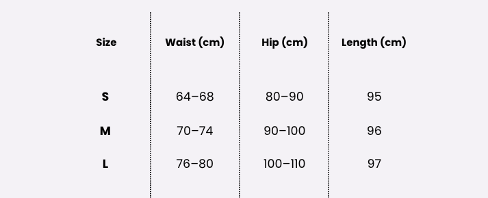 Nina Blue Top — Size guide