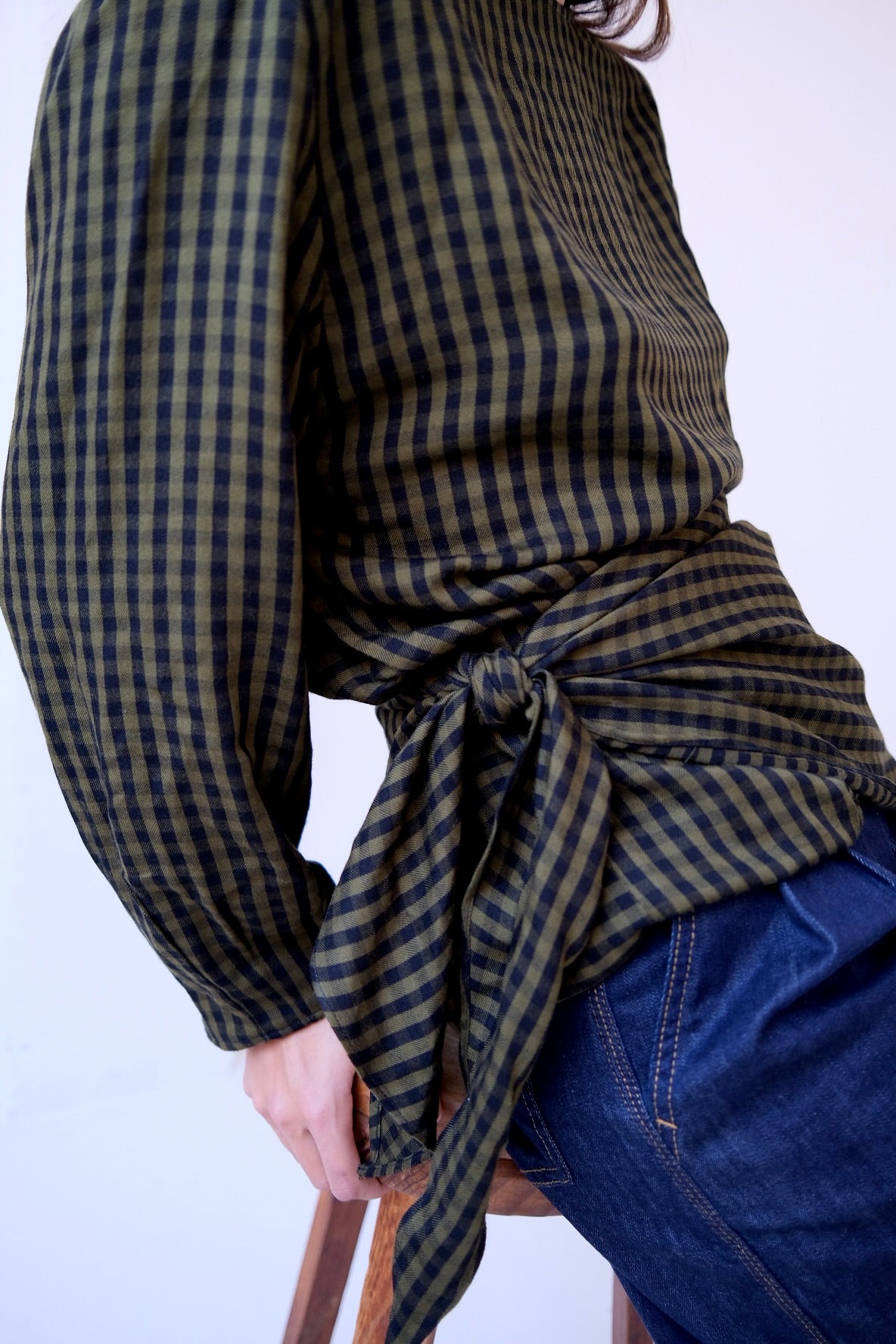 Check blouse