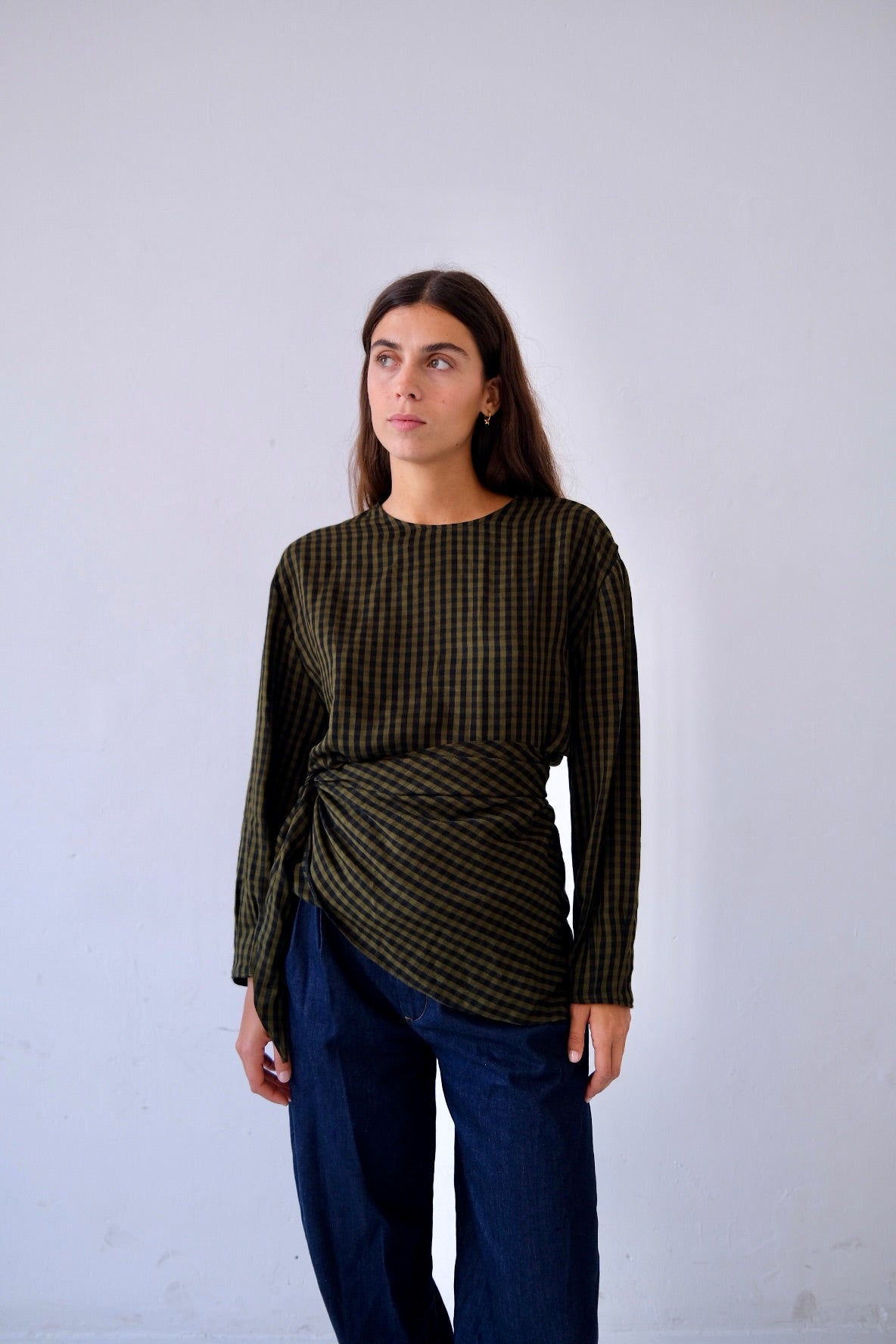 Check blouse