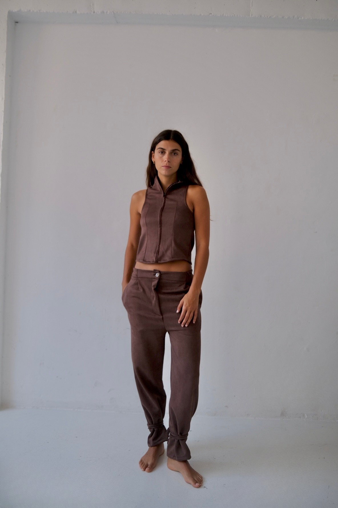 Velvet Brown Pants