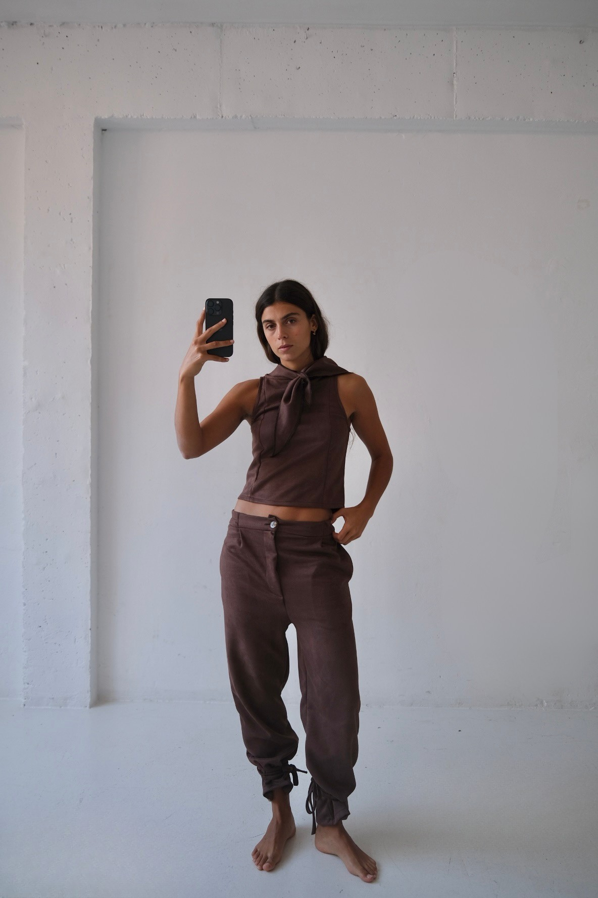 Velvet Brown Top