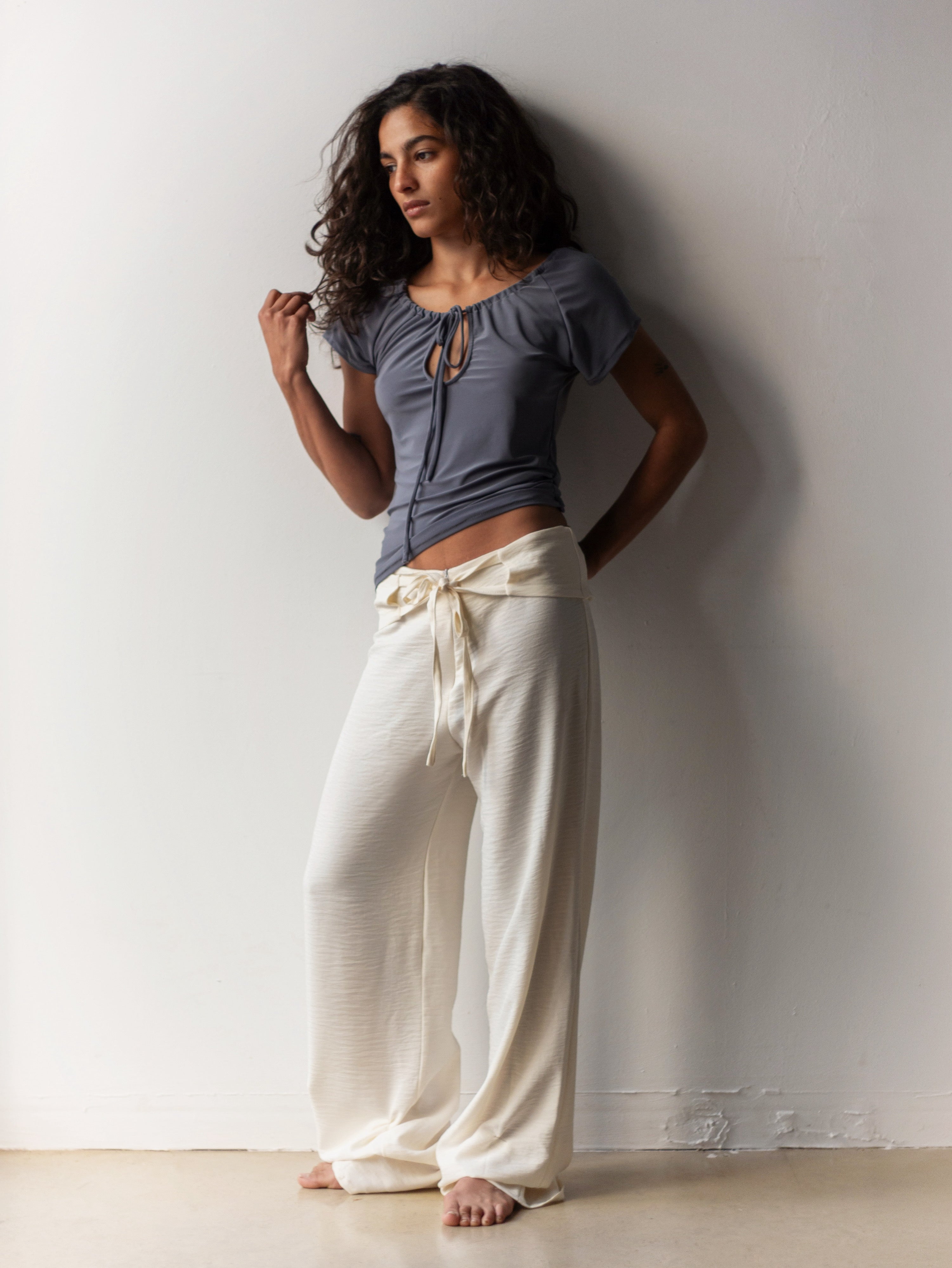 Alegra Grey Top